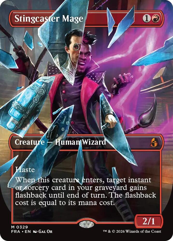 Stingcaster Mage Borderless 329 (Reality Fracture)  | Good Games Adelaide SA
