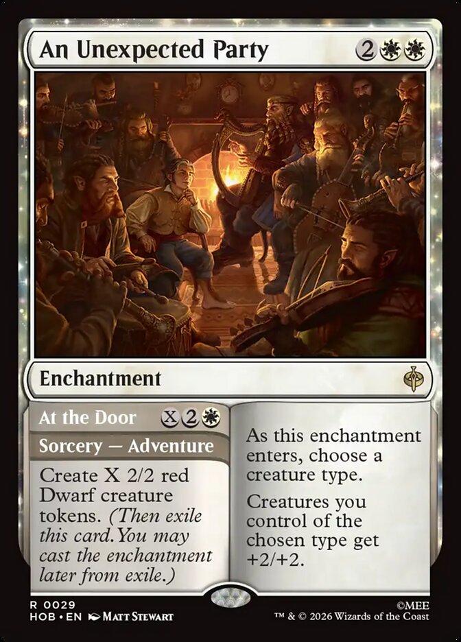 An Unexpected Party // At the Door 29 (The Hobbit)  - Foil | Good Games Adelaide SA