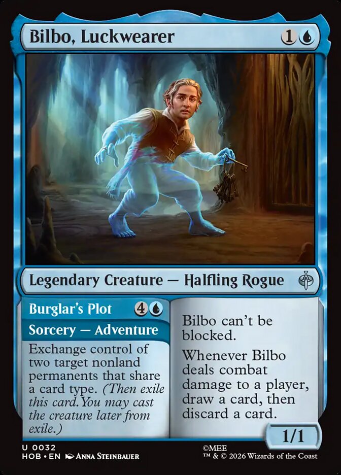 Bilbo, Luckwearer // Burglar's Plot 32 (The Hobbit)  - Foil | Good Games Adelaide SA