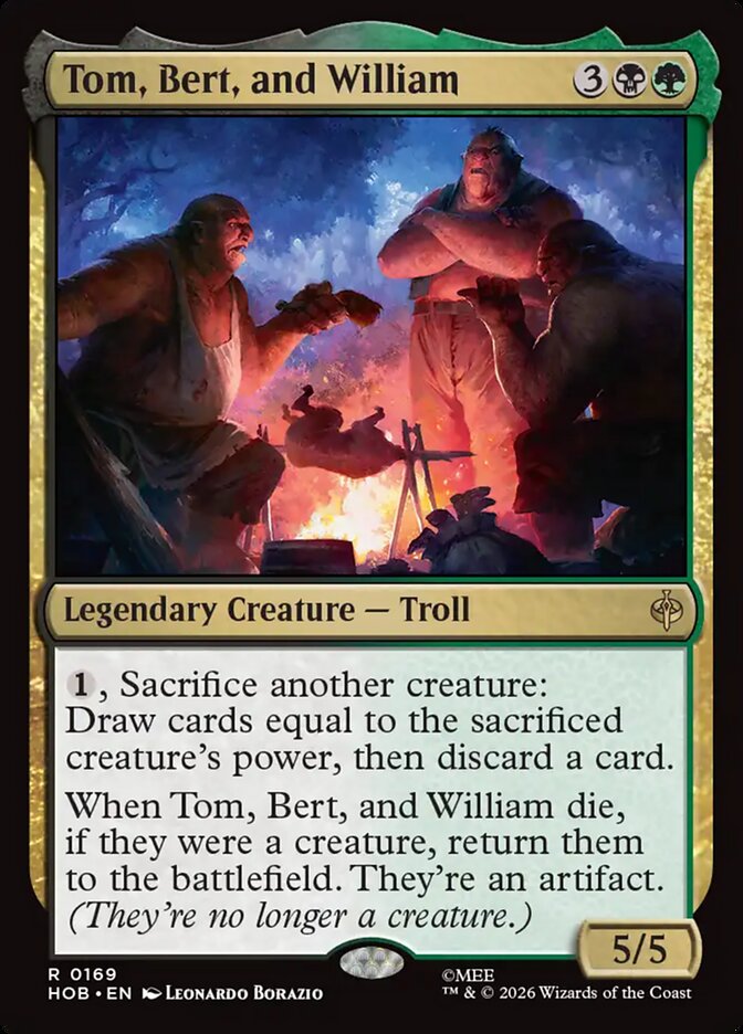 Tom, Bert, and William 169 (The Hobbit)  - Foil | Good Games Adelaide SA