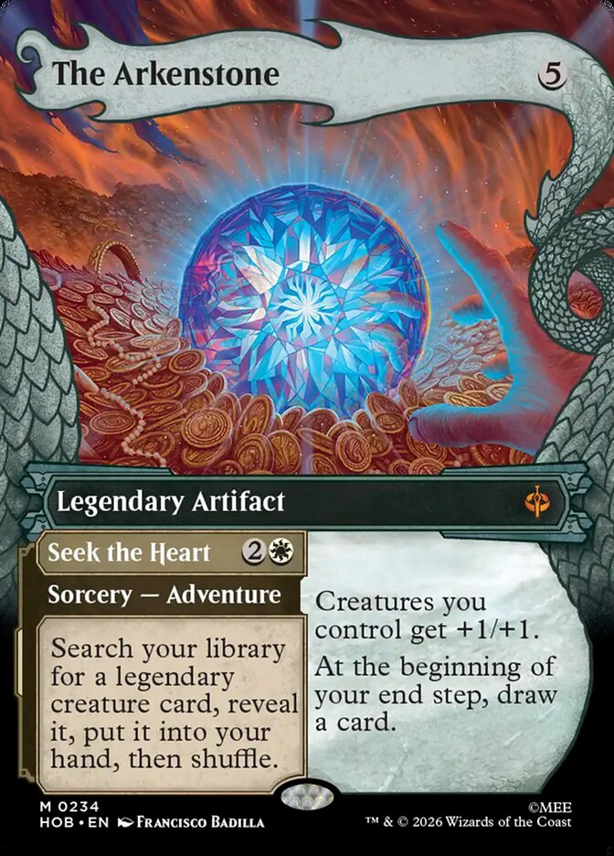 The Arkenstone // Seek the Heart 234 (The Hobbit)  - Showcase Foil | Good Games Adelaide SA