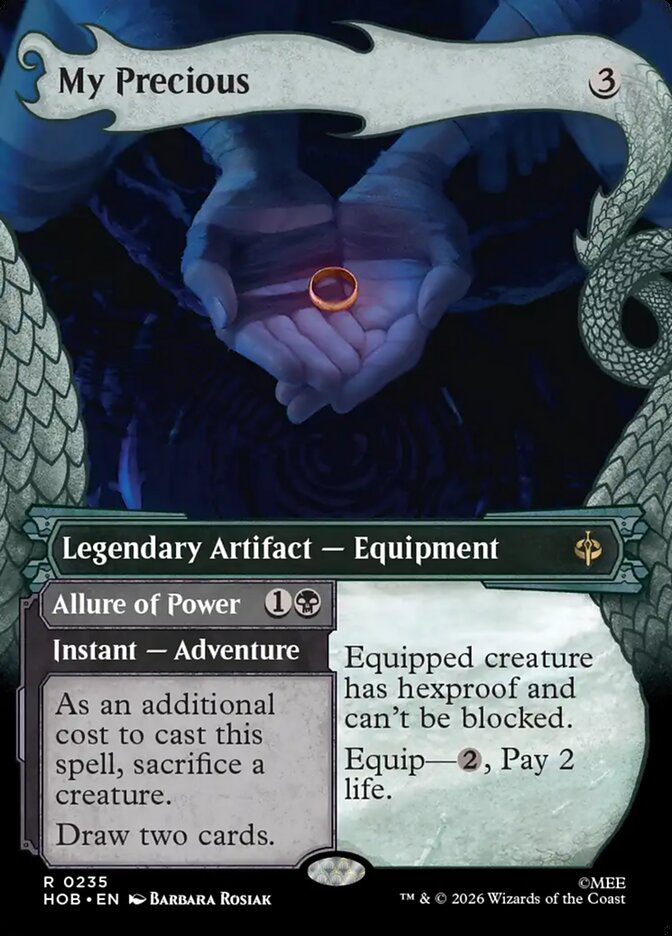 My Precious // Allure of Power 235 (The Hobbit)  - Showcase Foil | Good Games Adelaide SA