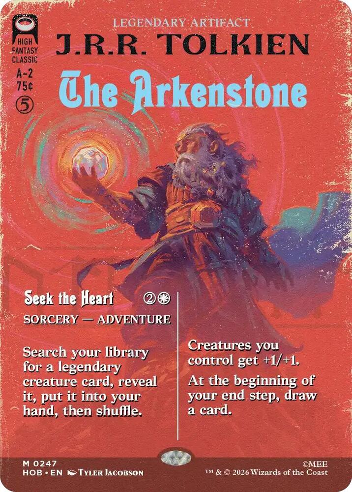 The Arkenstone // Seek the Heart 247 (The Hobbit)  - Borderless | Good Games Adelaide SA