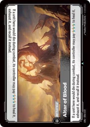 Altar of Blood 206/219 (Unleashed)  - Foil | Good Games Adelaide SA