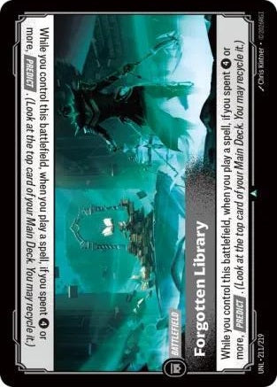 Forgotten Library 211/219 (Unleashed)  - Foil | Good Games Adelaide SA