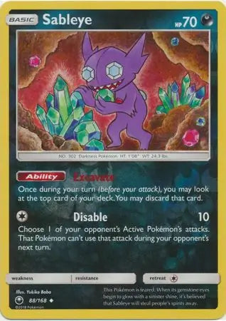 Sableye 88/168 (SM - Celestial Storm)  - Reverse Holofoil | Good Games Adelaide SA