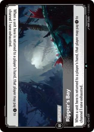 Ripper's Bay 214/219 (Unleashed)  - Foil | Good Games Adelaide SA