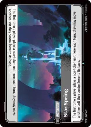 Star Spring 215/219 (Unleashed)  - Foil | Good Games Adelaide SA