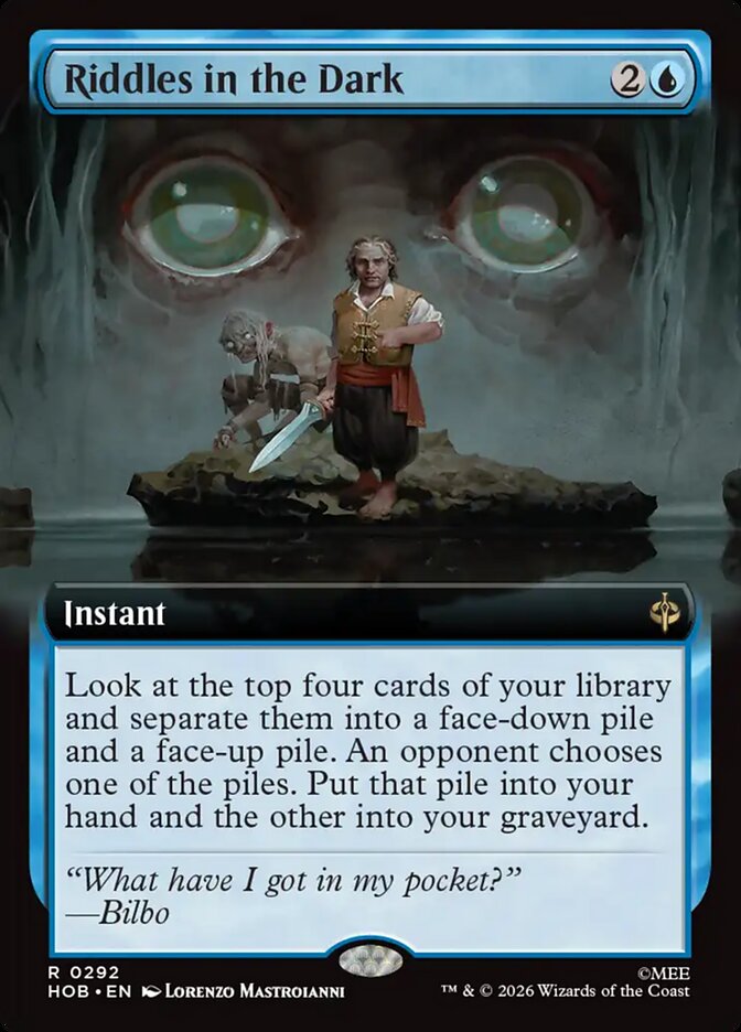 Riddles in the Dark 292 (The Hobbit)  - Extended Art Foil | Good Games Adelaide SA