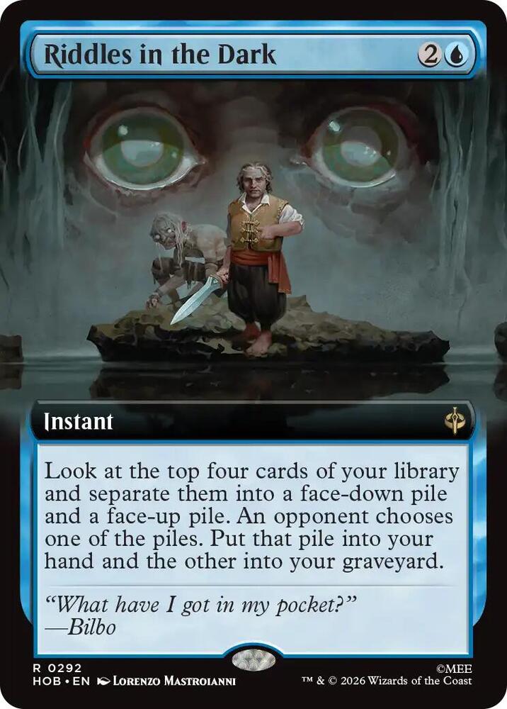 Riddles in the Dark Extended Art 292 (The Hobbit)  | Good Games Adelaide SA