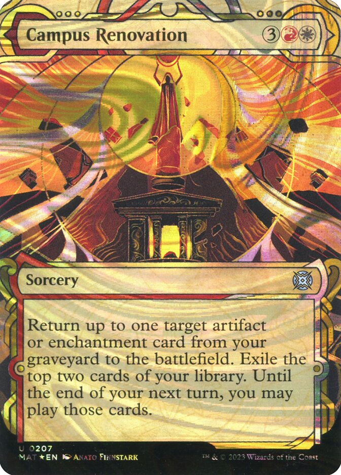 Campus Renovation 207/50 (March of the Machine: The Aftermath)  - Showcase Halo Foil | Good Games Adelaide SA