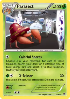 Parasect 2/162 (XY - BREAKthrough)  | Good Games Adelaide SA