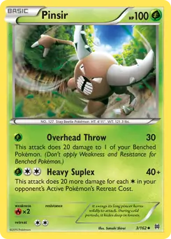 Pinsir 3/162 (XY - BREAKthrough)  | Good Games Adelaide SA