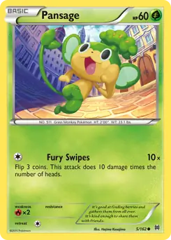 Pansage 5/162 (XY - BREAKthrough)  | Good Games Adelaide SA