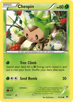 Chespin 9/162 (XY - BREAKthrough)  | Good Games Adelaide SA