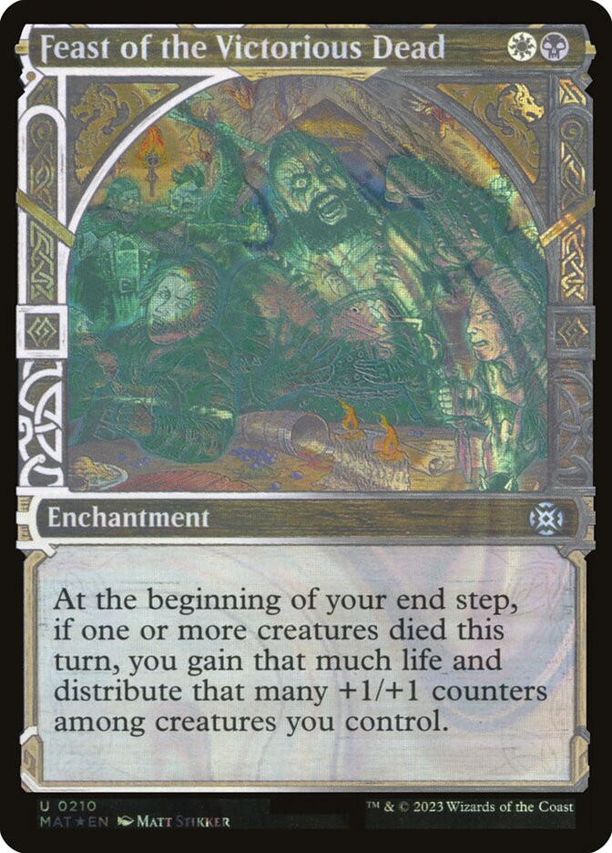 Feast of the Victorious Dead 210 (March of the Machine: The Aftermath)  - Showcase Halo Foil | Good Games Adelaide SA