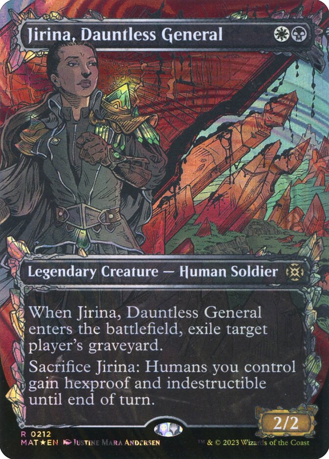 Jirina, Dauntless General 212 (March of the Machine: The Aftermath)  - Showcase Halo Foil | Good Games Adelaide SA