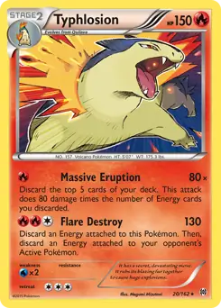 Typhlosion 20/162 (XY - BREAKthrough)  - Holofoil | Good Games Adelaide SA