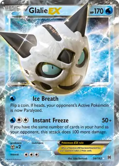 Glalie EX 34/162 (XY - BREAKthrough)  - Holofoil | Good Games Adelaide SA