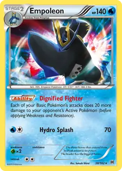 Empoleon 38/162 (XY - BREAKthrough)  - Holofoil | Good Games Adelaide SA