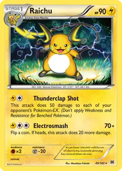 Raichu 49/162 (XY - BREAKthrough)  | Good Games Adelaide SA