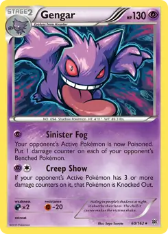 Gengar 60/162 (XY - BREAKthrough)  - Holofoil | Good Games Adelaide SA