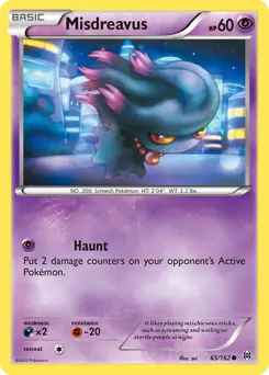 Misdreavus 65/162 (XY - BREAKthrough)  | Good Games Adelaide SA