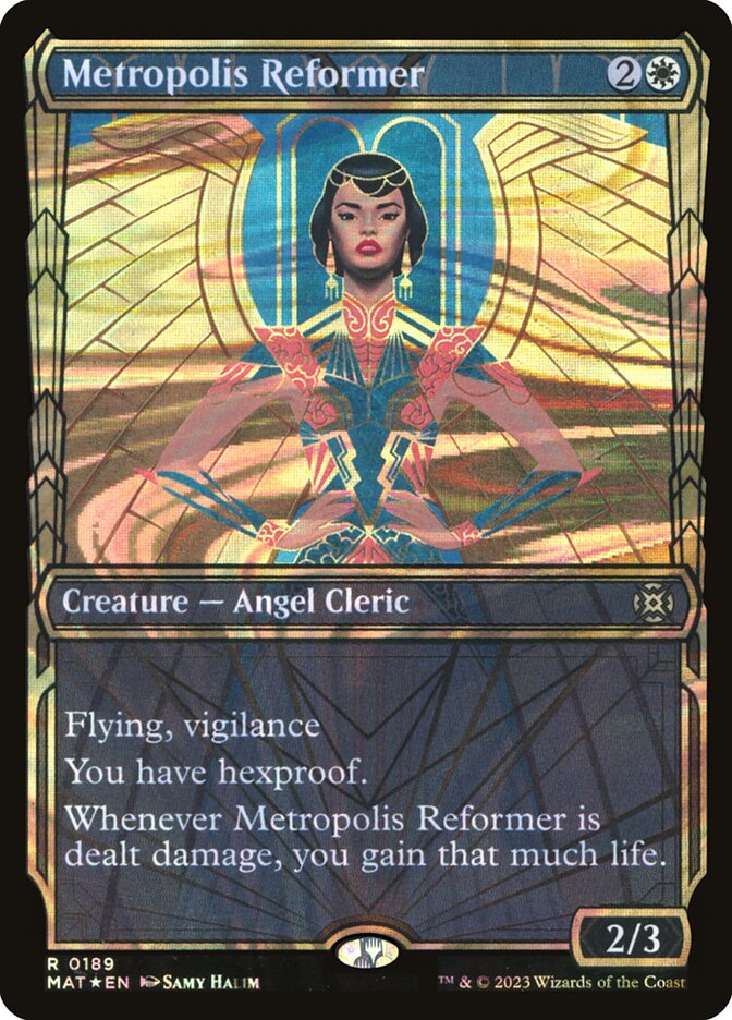 Metropolis Reformer 189/50 (March of the Machine: The Aftermath)  - Showcase Halo Foil | Good Games Adelaide SA