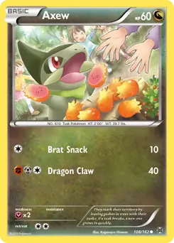 Axew 108/162 (XY - BREAKthrough)  | Good Games Adelaide SA