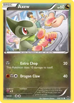 Axew 109/162 (XY - BREAKthrough)  | Good Games Adelaide SA