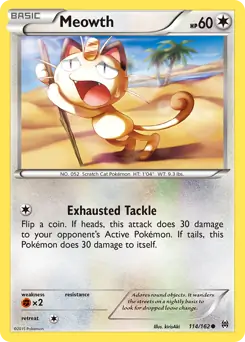 Meowth 114/162 (XY - BREAKthrough)  | Good Games Adelaide SA