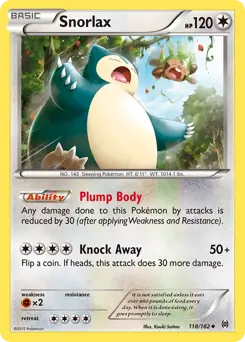 Snorlax 118/162 (XY - BREAKthrough)  | Good Games Adelaide SA