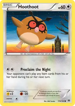 Hoothoot 119/162 (XY - BREAKthrough)  | Good Games Adelaide SA