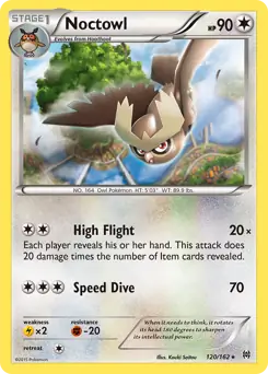 Noctowl 120/162 (XY - BREAKthrough)  | Good Games Adelaide SA