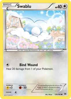 Swablu 124/162 (XY - BREAKthrough)  | Good Games Adelaide SA