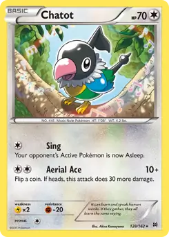 Chatot 128/162 (XY - BREAKthrough)  | Good Games Adelaide SA
