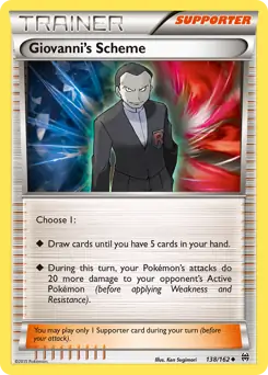 Giovanni's Scheme 138/162 (XY - BREAKthrough)  | Good Games Adelaide SA