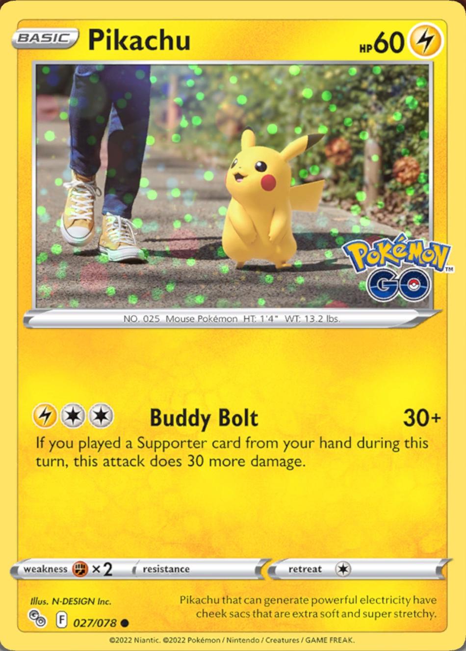 Pikachu 027/078 (Miscellaneous Cards & Products)  - Cosmo Holofoil | Good Games Adelaide SA