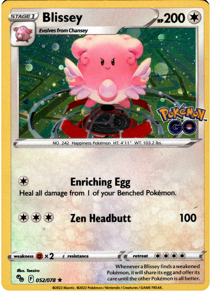 Blissey 052/078 (Miscellaneous Cards & Products)  - Cosmo Holofoil | Good Games Adelaide SA