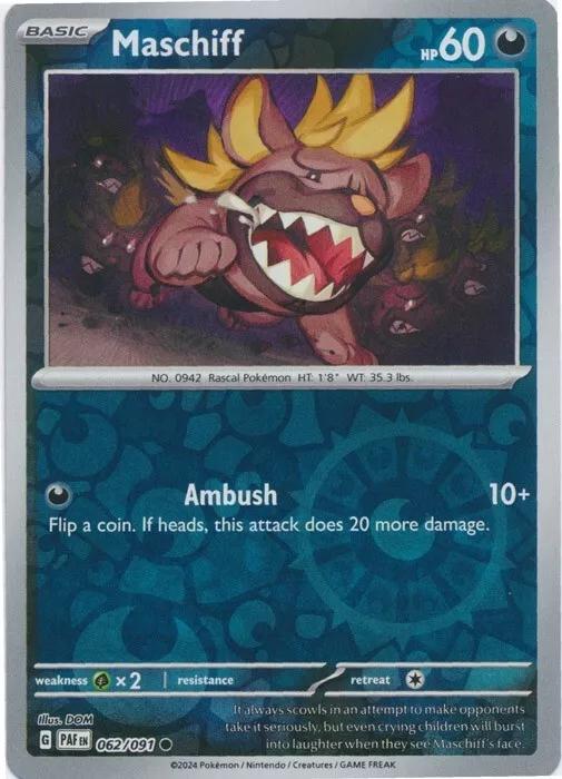 Maschiff 062 091 062/091 (Miscellaneous Cards & Products)  - Reverse Holofoil | Good Games Adelaide SA
