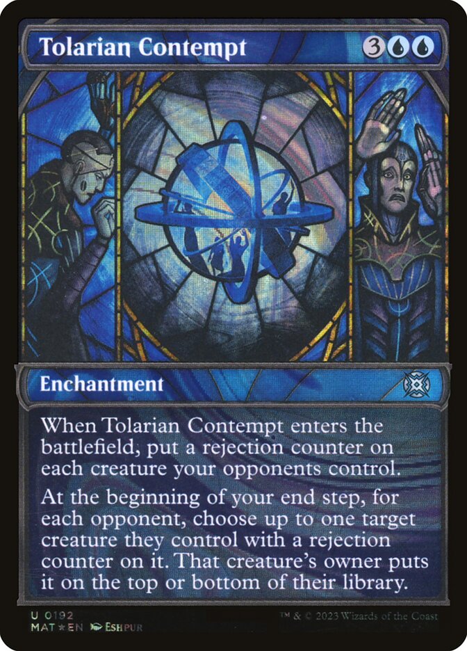 Tolarian Contempt 192 (March of the Machine: The Aftermath)  - Showcase Halo Foil | Good Games Adelaide SA