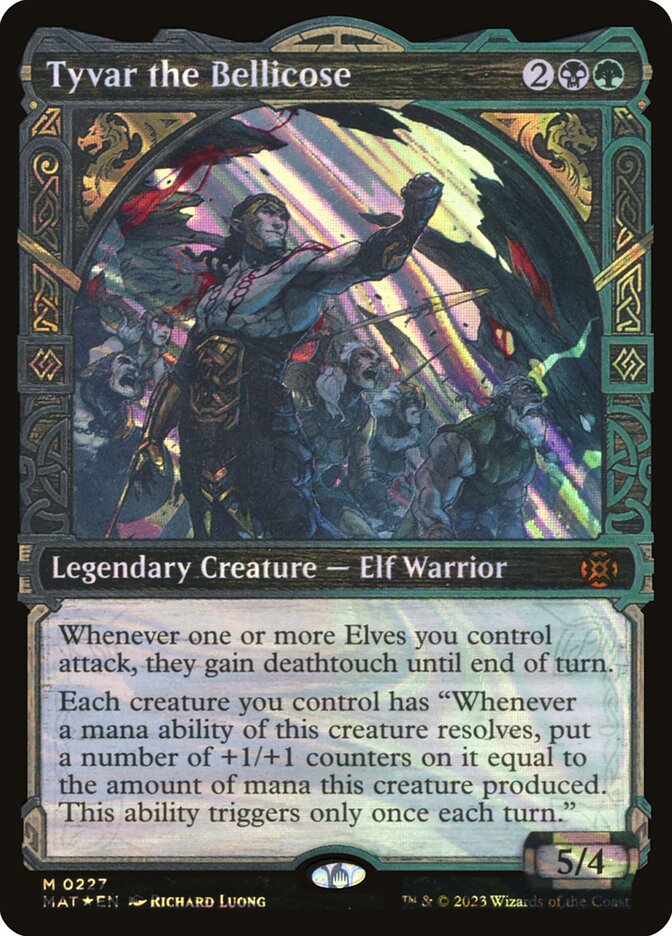 Tyvar the Bellicose 227/50 (March of the Machine: The Aftermath)  - Showcase Halo Foil | Good Games Adelaide SA