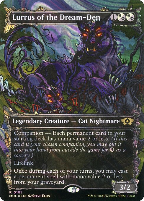 Lurrus, of the Dream-Den 181 (March of the Machine: Multiverse Legends)  - Borderless Halo Foil | Good Games Adelaide SA