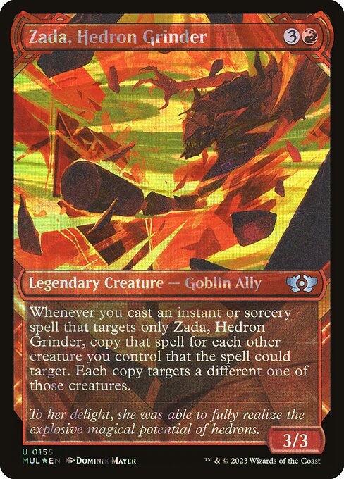 Zada, Hedron Grinder 155 (March of the Machine: Multiverse Legends)  - Showcase Halo Foil | Good Games Adelaide SA
