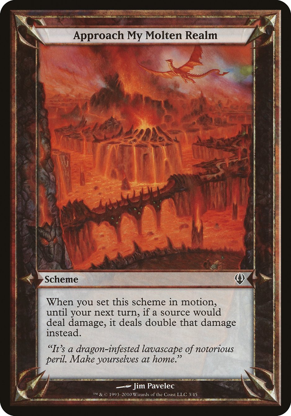 Approach My Molten Realm  (Oversize Cards)  | Good Games Adelaide SA