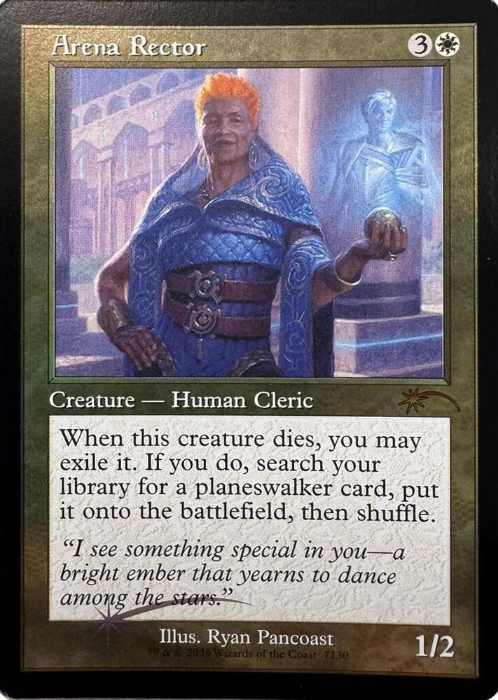 Arena Rector Retro Frame 7130 (Secret Lair Drop Series)  - Foil | Good Games Adelaide SA