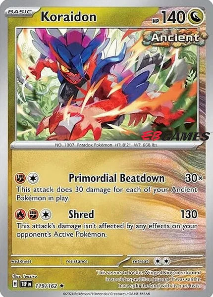 Koraidon EB Games Promo 119/162 (Miscellaneous Cards & Products)  - Holofoil | Good Games Adelaide SA