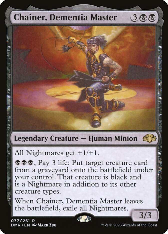 Chainer, Dementia Master 77 (Dominaria Remastered)  - Foil | Good Games Adelaide SA