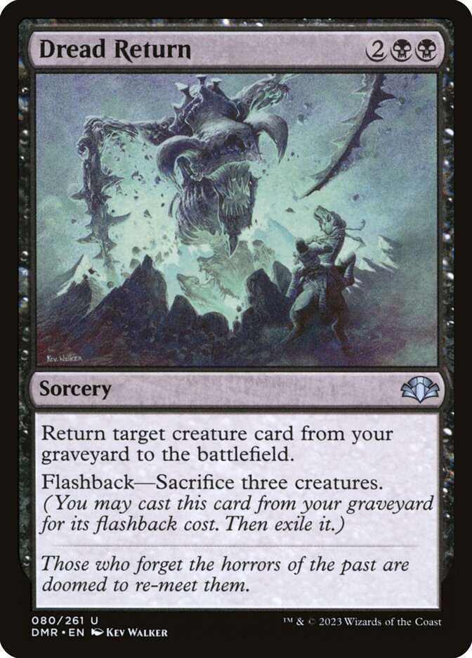 Dread Return 80 (Dominaria Remastered)  - Foil | Good Games Adelaide SA