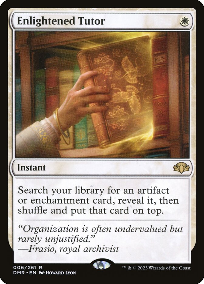 Enlightened Tutor 6 (Dominaria Remastered)  - Foil | Good Games Adelaide SA